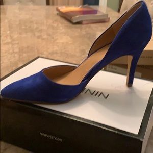 Blue Suede Heels